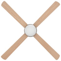 Ventilateur de plafond avec lumière et télécommande Ø 130 cm 621828621828