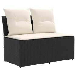 2 Pièce Canapé du milieu de jardin avec table relevable 621836621836