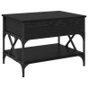 Table basse Chêne noir 70x50x50cm Bois d'ingénierie 621841621841
