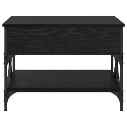 Table basse Chêne noir 70x50x50cm Bois d'ingénierie 621841621841