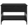 Table basse Chêne noir 70x50x50cm Bois d'ingénierie 621841621841