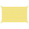 Voile d'ombre Jaune et blanc 4 x 2,5 m 100 % polyester Oxford 621844621844