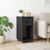 Cabinet roulant Gris 34 x 39 x 65,5 cm Pin massif 621849621849