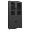 Armoire de bureau Anthracite 90x40x180 cm Acier 621851621851