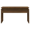 Table basse Chêne marron 68x50x38 cm Bois d'ingénierie 621862621862