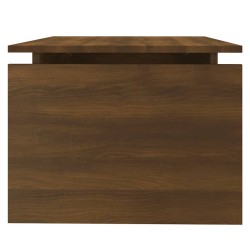 Table basse Chêne marron 68x50x38 cm Bois d'ingénierie 621862621862