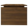 Table basse Chêne marron 68x50x38 cm Bois d'ingénierie 621862621862