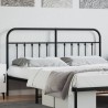  Tête de lit métal noir 160 cm 