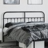  Tête de lit métal noir 160 cm 