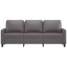 Canapé à 3 places Gris 180 cm Similicuir 621870621870