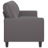 Canapé à 3 places Gris 180 cm Similicuir 621870621870