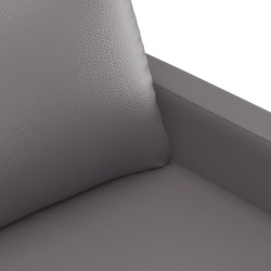 Canapé à 3 places Gris 180 cm Similicuir 621870621870