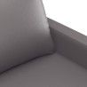 Canapé à 3 places Gris 180 cm Similicuir 621870621870