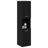 Cabinet de salle de bain avec porte Chêne noir 30 x 30 x 130 cm 621875621875
