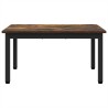 Table basse Chêne Fumé 70 x 50 x 36 cm Bois d'ingénierie 621884621884
