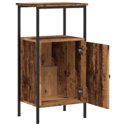 Tables de chevet 2 pcs vieux bois 41x31x80 cm bois d'ingénierie 621885621885