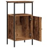 Tables de chevet 2 pcs vieux bois 41x31x80 cm bois d'ingénierie 621885621885