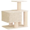 Arbre à chat avec poteaux à griffer en sisal Crème 96 cm 621886621886