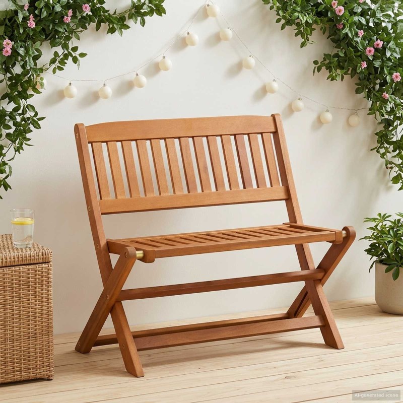 Banc d'enfants Marron 61 x 38 x 57 cm Bois d'eucalyptus massif 621892621892