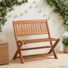 Banc d'enfants Marron 61 x 38 x 57 cm Bois d'eucalyptus massif 621892621892
