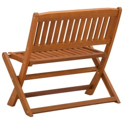 Banc d'enfants Marron 61 x 38 x 57 cm Bois d'eucalyptus massif 621892621892