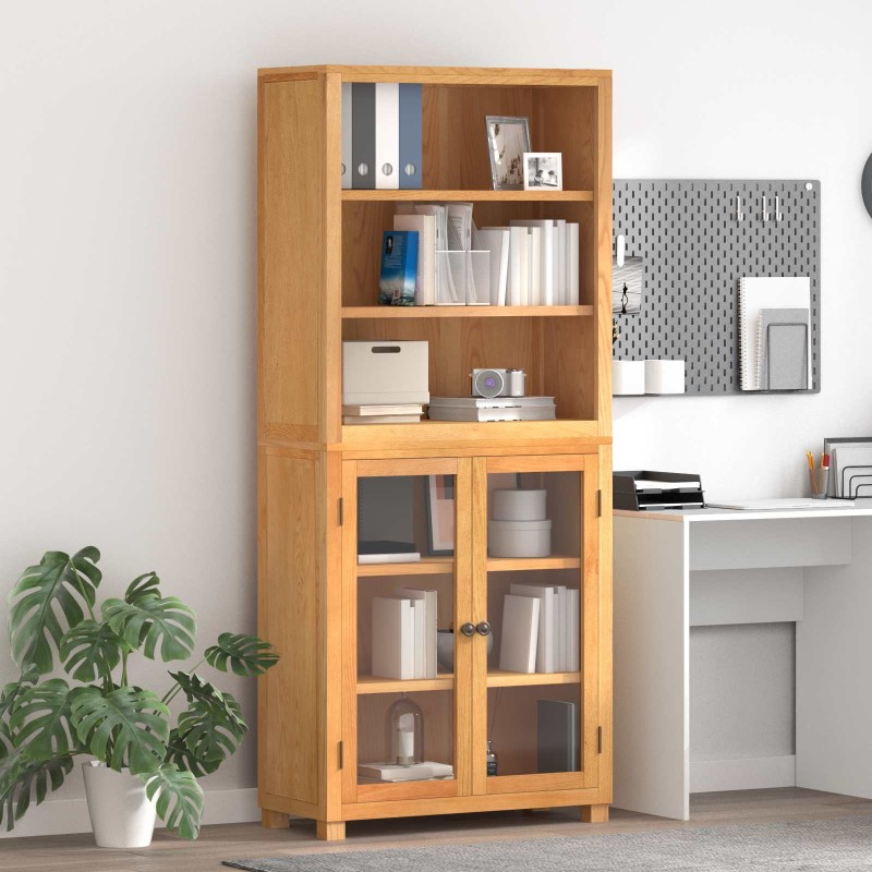 Ensemble de meubles de rangement 2 pc Naturel 80 x 35 x 185 cm 621894621894