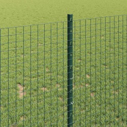 Clôture en fil soudé avec poteaux 50 x 1 m Vert Maille 621896621896
