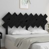 Tête de lit Noir 159,5x3x80,5 cm Bois massif de pin 621898621898