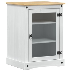 Cabinet HiFi Blanc 60 x 50 x 82 cm Pin massif 621911621911