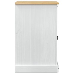Cabinet HiFi Blanc 60 x 50 x 82 cm Pin massif 621911621911