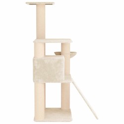 Arbre à chat avec poteaux à griffer en sisal Crème 173 cm 621912621912