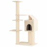 Arbre à chat avec poteaux à griffer en sisal Crème 183 cm 621913621913