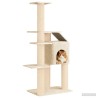 Arbre à chat avec poteaux à griffer en sisal Crème 183 cm 621913621913