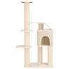 Arbre à chat avec poteaux à griffer en sisal Crème 183 cm 621913621913
