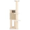 Arbre à chat avec poteaux à griffer en sisal Crème 183 cm 621913621913