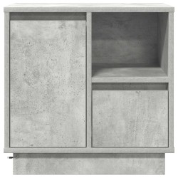 Cabinet de chevet 2 pcs Gris béton 50 x 34,5 x 50 cm. 621914621914