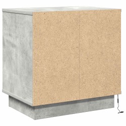 Cabinet de chevet 2 pcs Gris béton 50 x 34,5 x 50 cm. 621914621914