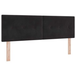Tête de lit Noir 144 cm Velours 621919621919