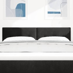 Tête de lit Noir 144 cm Velours 621919621919