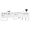 Tête de lit de rangement Blanc 140 cm Bois d'ingénierie 621924621924