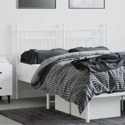 Tête de lit de remplacement métal blanc 150 cm 621925621925