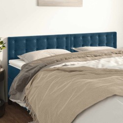 Têtes de lit Bleu foncé 200 x 5 x 78/88 cm Velours 621928621928