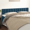 Têtes de lit Bleu foncé 200 x 5 x 78/88 cm Velours 621928621928