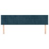 Têtes de lit Bleu foncé 180 x 5 x 78/88 cm Velours 621929621929