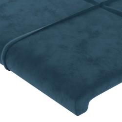 Têtes de lit Bleu foncé 180 x 5 x 78/88 cm Velours 621929621929