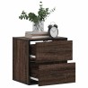 Tables de chevet murales 2 pcs chêne marron 40x31x39,5 cm 621931621931