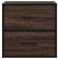 Tables de chevet murales 2 pcs chêne marron 40x31x39,5 cm 621931621931