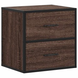 Tables de chevet murales 2 pcs chêne marron 40x31x39,5 cm 621931621931