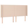 Tête de lit avec oreilles Cappuccino 203x16x118/128 cm 621932621932