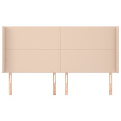 Tête de lit avec oreilles Cappuccino 203x16x118/128 cm 621932621932
